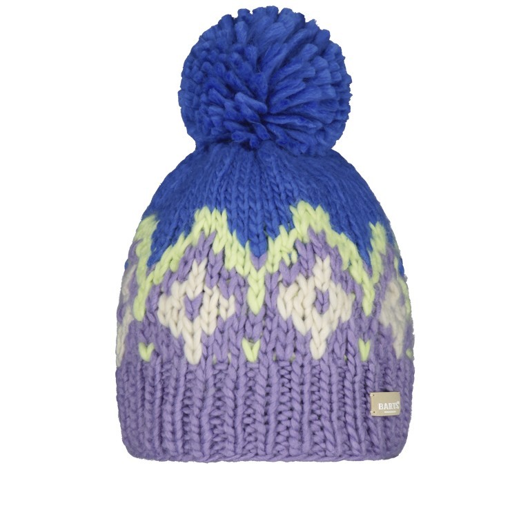 Mütze Curley mit Bommel Violet, Farbe: flieder/lila, Marke: Barts, EAN: 8717457927546, Bild 1 von 1