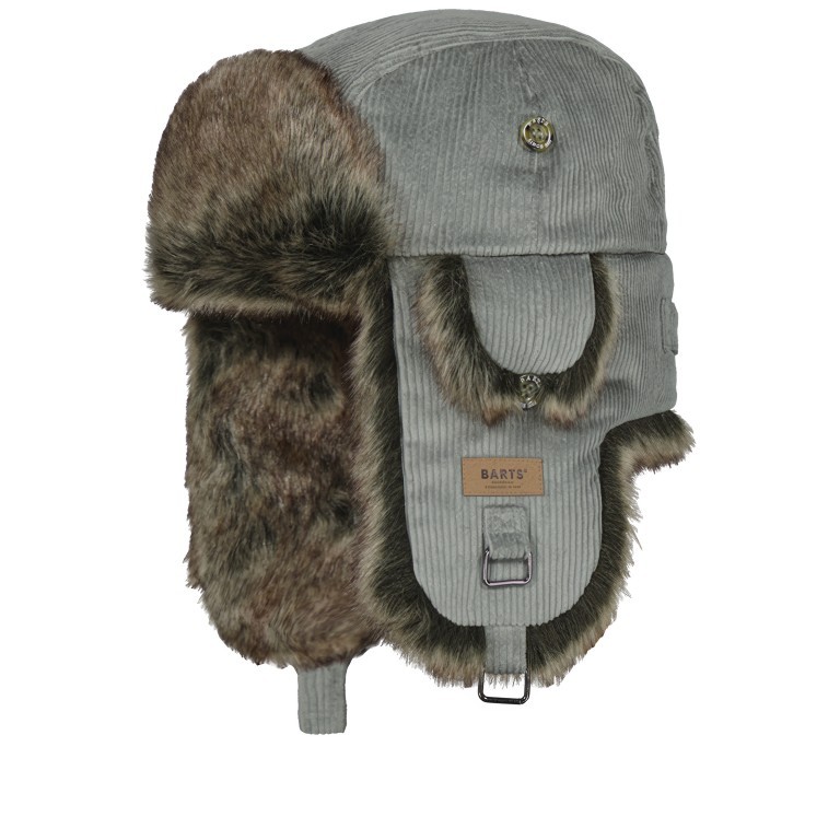 Bombermütze Rib Dark Celadon, Farbe: grau, Marke: Barts, EAN: 8717457872518, Bild 1 von 1