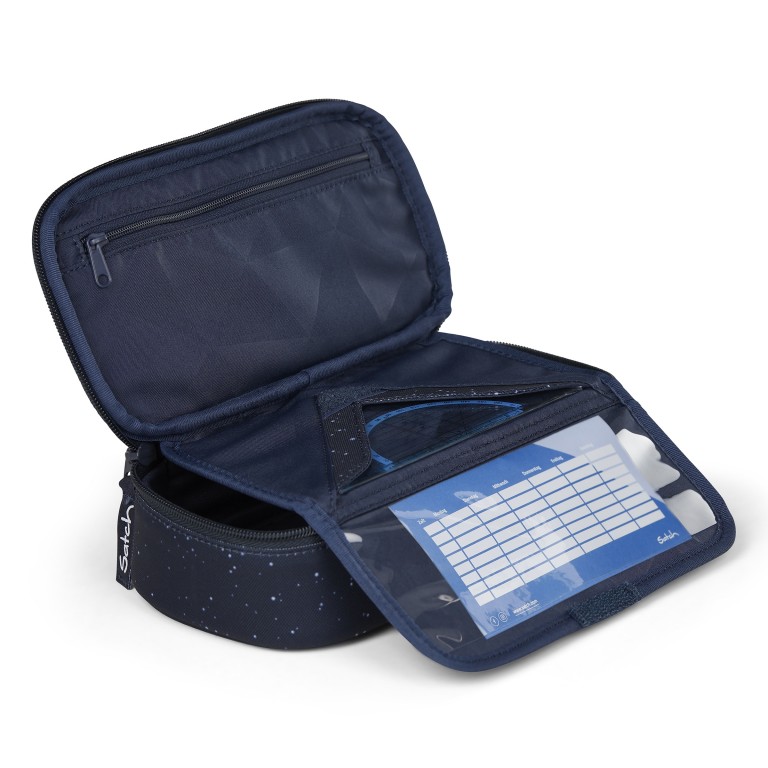 Schulrucksack Pack Midnight Edition Set 3-teilig Night Sky, Farbe: blau/petrol, Marke: Satch, EAN: 4057081210640, Abmessungen in cm: 30x45x22, Bild 11 von 13