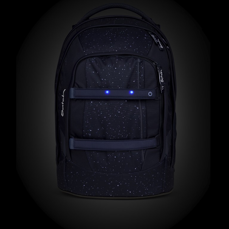 Schulrucksack Pack Midnight Edition Set 3-teilig Night Sky, Farbe: blau/petrol, Marke: Satch, EAN: 4057081210640, Abmessungen in cm: 30x45x22, Bild 13 von 13