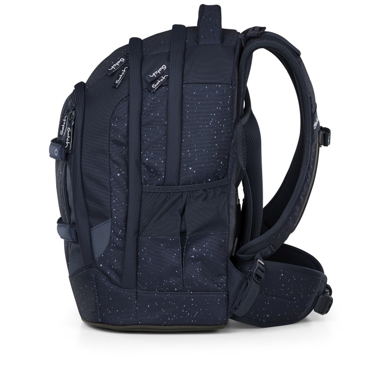 Schulrucksack Pack Midnight Edition Set 3-teilig Night Sky, Farbe: blau/petrol, Marke: Satch, EAN: 4057081210640, Abmessungen in cm: 30x45x22, Bild 5 von 13