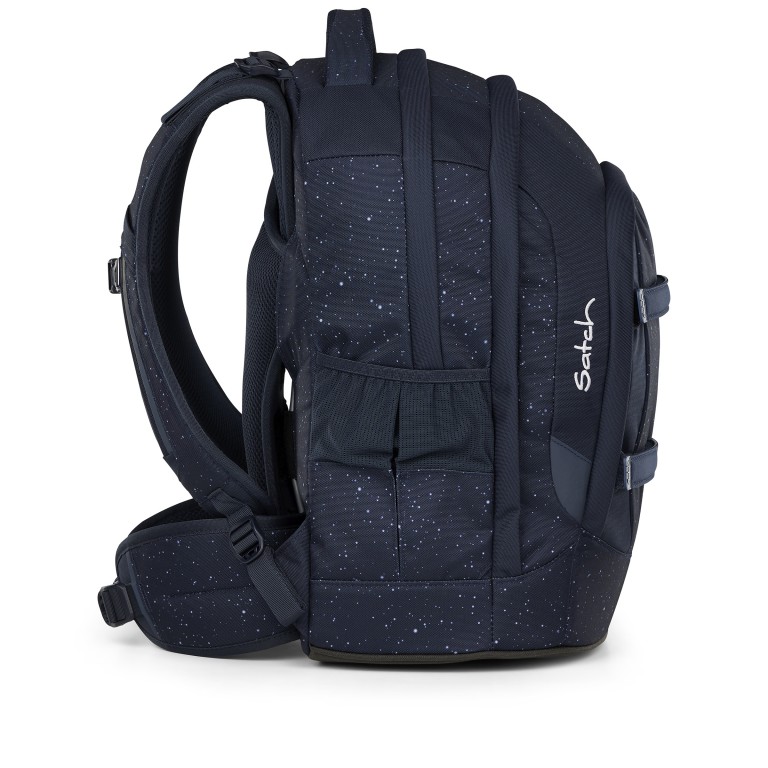 Schulrucksack Pack Midnight Edition Set 3-teilig Night Sky, Farbe: blau/petrol, Marke: Satch, EAN: 4057081210640, Abmessungen in cm: 30x45x22, Bild 7 von 13