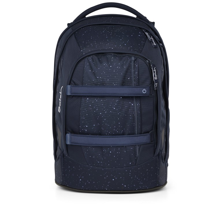 Schulrucksack Pack Midnight Edition Set 3-teilig Night Sky, Farbe: blau/petrol, Marke: Satch, EAN: 4057081210640, Abmessungen in cm: 30x45x22, Bild 3 von 13