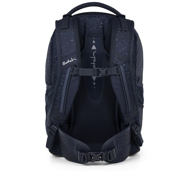 Schulrucksack Pack Midnight Edition Set 3-teilig Night Sky, Farbe: blau/petrol, Marke: Satch, EAN: 4057081210640, Abmessungen in cm: 30x45x22, Bild 6 von 13
