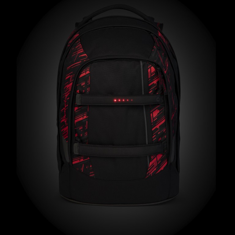Schulrucksack Pack Midnight Edition Set 3-teilig Night Rider, Farbe: schwarz, Marke: Satch, EAN: 4057081210657, Abmessungen in cm: 30x45x22, Bild 13 von 13