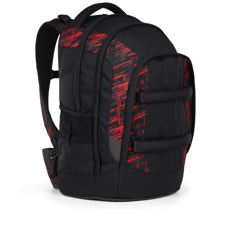 Schulrucksack Pack Midnight Edition Set 3-teilig Night Rider, Farbe: schwarz, Marke: Satch, EAN: 4057081210657, Abmessungen in cm: 30x45x22, Bild 8 von 13