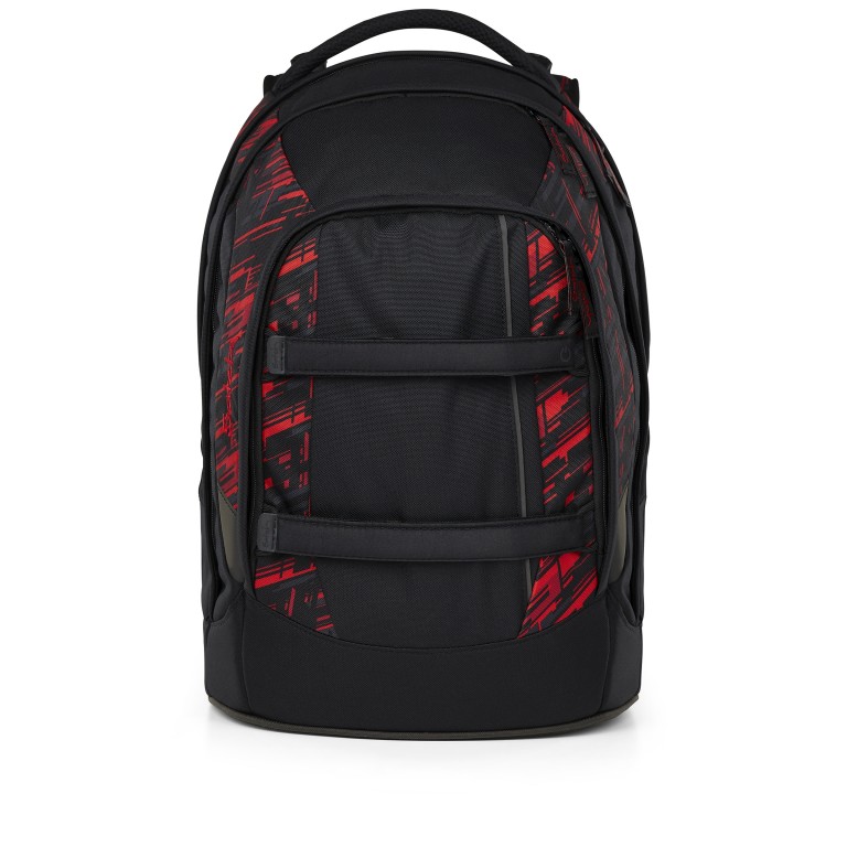 Schulrucksack Pack Midnight Edition Set 3-teilig Night Rider, Farbe: schwarz, Marke: Satch, EAN: 4057081210657, Abmessungen in cm: 30x45x22, Bild 3 von 13