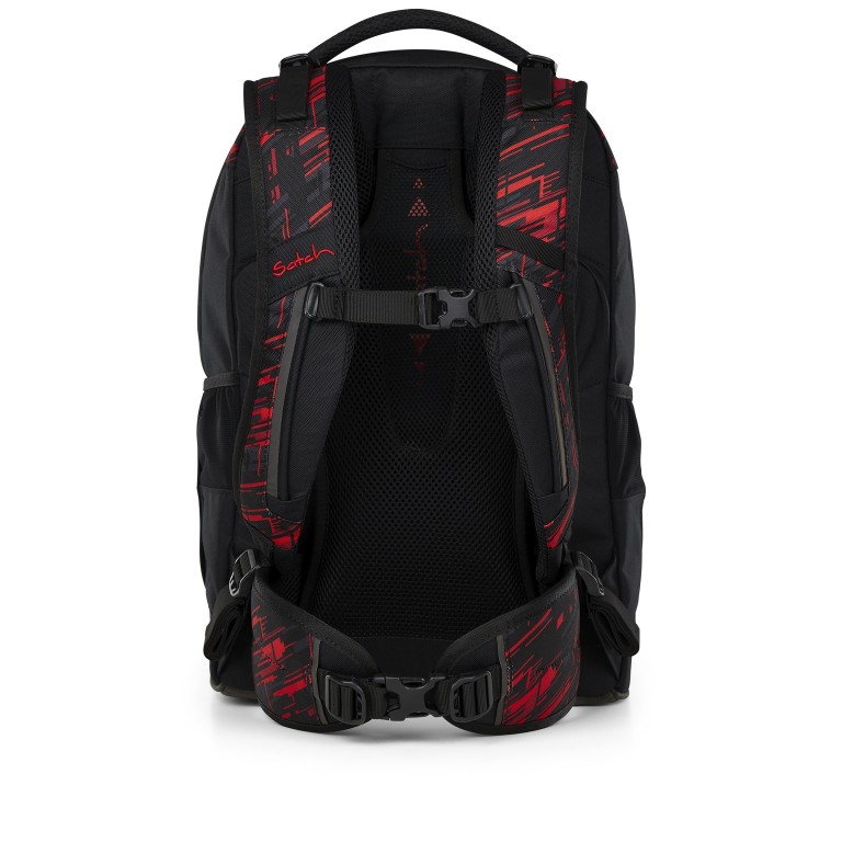 Schulrucksack Pack Midnight Edition Set 3-teilig Night Rider, Farbe: schwarz, Marke: Satch, EAN: 4057081210657, Abmessungen in cm: 30x45x22, Bild 6 von 13