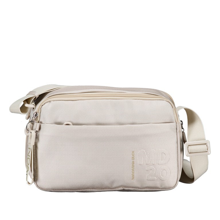 Umhängetasche MD20 QMT48 Whitecap Gray, Farbe: weiß, Marke: Mandarina Duck, EAN: 8032803857309, Abmessungen in cm: 28x19.5x9, Bild 1 von 6