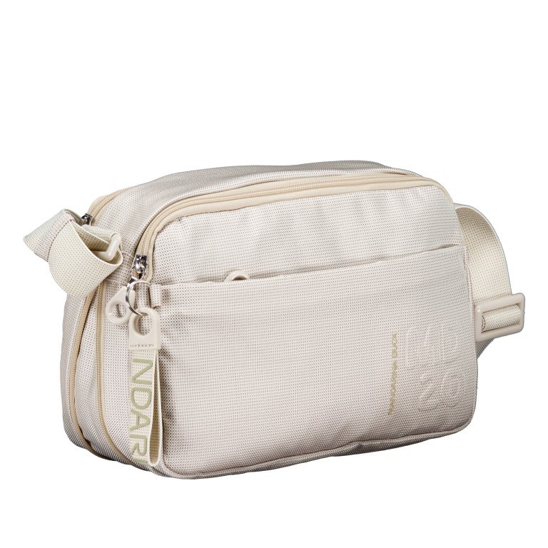 Umhängetasche MD20 QMT48 Whitecap Gray, Farbe: weiß, Marke: Mandarina Duck, EAN: 8032803857309, Abmessungen in cm: 28x19.5x9, Bild 2 von 6