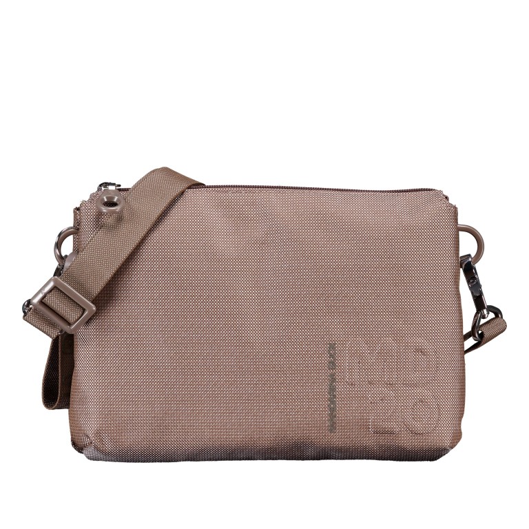 Umhängetasche MD20 QMT51 Taupe, Farbe: taupe/khaki, Marke: Mandarina Duck, EAN: 8032803854155, Abmessungen in cm: 25x18.5x7, Bild 1 von 6