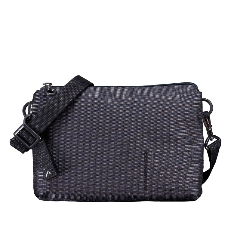 Umhängetasche MD20 QMT51 Steel, Farbe: grau, Marke: Mandarina Duck, EAN: 8032803854186, Abmessungen in cm: 25x18.5x7, Bild 1 von 6