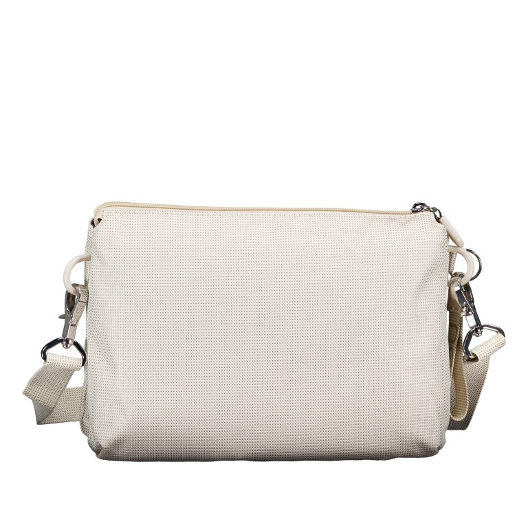 Umhängetasche MD20 QMT51 Whitecap Gray, Farbe: weiß, Marke: Mandarina Duck, EAN: 8032803857330, Abmessungen in cm: 25x18.5x7, Bild 3 von 6