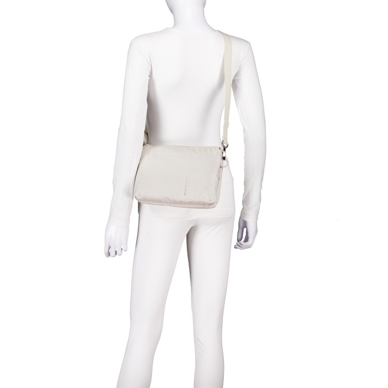 Umhängetasche MD20 QMT51 Whitecap Gray, Farbe: weiß, Marke: Mandarina Duck, EAN: 8032803857330, Abmessungen in cm: 25x18.5x7, Bild 5 von 6