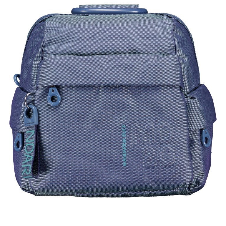 Rucksack MD20 QMTT1 Blue Wing, Farbe: blau/petrol, Marke: Mandarina Duck, EAN: 8032803854308, Abmessungen in cm: 23.5x28x12, Bild 1 von 5