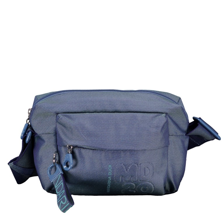 Umhängetasche MD20 QMTT7 Blue Wing, Farbe: blau/petrol, Marke: Mandarina Duck, EAN: 8032803854704, Abmessungen in cm: 22x17x9.5, Bild 1 von 6