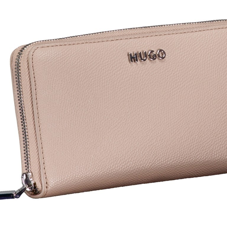Geldbörse Chris Ziparound Dark Beige, Farbe: beige, Marke: HUGO, EAN: 4063545102734, Abmessungen in cm: 19x10.5x2, Bild 5 von 5