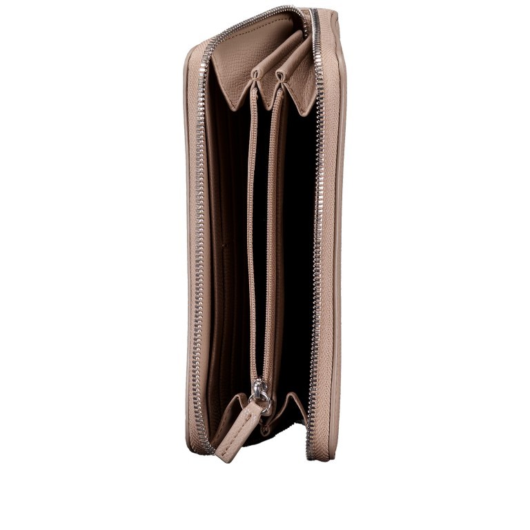 Geldbörse Chris Ziparound Dark Beige, Farbe: beige, Marke: HUGO, EAN: 4063545102734, Abmessungen in cm: 19x10.5x2, Bild 4 von 5