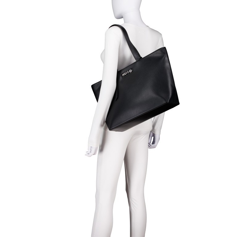 Shopper Mel 2.0 Tote Bag Black, Farbe: schwarz, Marke: HUGO, EAN: 4063545103625, Abmessungen in cm: 37x29.5x13.5, Bild 4 von 5