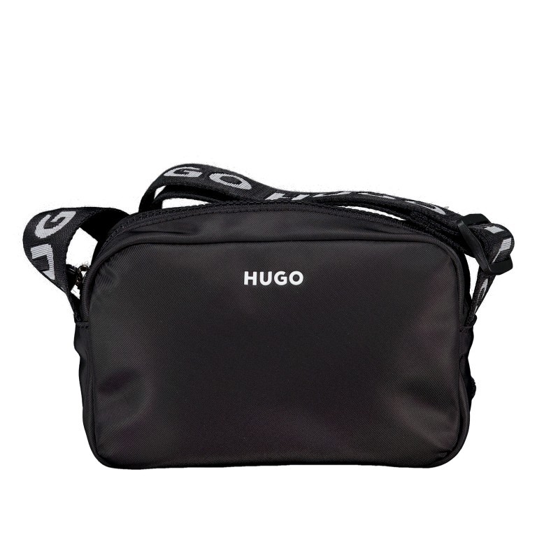 Umhängetasche Bel Crossbody Black, Farbe: schwarz, Marke: HUGO, EAN: 4063545103670, Abmessungen in cm: 19.5x12.5x6, Bild 1 von 6