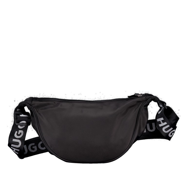 Beuteltasche Bel Crossbody Black, Farbe: schwarz, Marke: HUGO, EAN: 4063545103700, Abmessungen in cm: 28.5x15.5x8.7, Bild 3 von 6