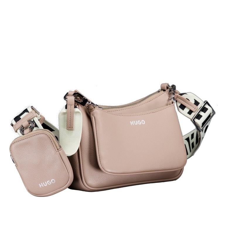 Umhängetasche Bel Multi Cross 3 in 1 Dark Beige, Farbe: beige, Marke: HUGO, EAN: 4063545102987, Abmessungen in cm: 23x15.5x6, Bild 2 von 7
