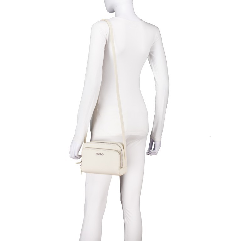 Umhängetasche Chris Crossbody Double Open White, Farbe: beige, Marke: HUGO, EAN: 4063545103175, Abmessungen in cm: 21.5x15x8, Bild 4 von 6