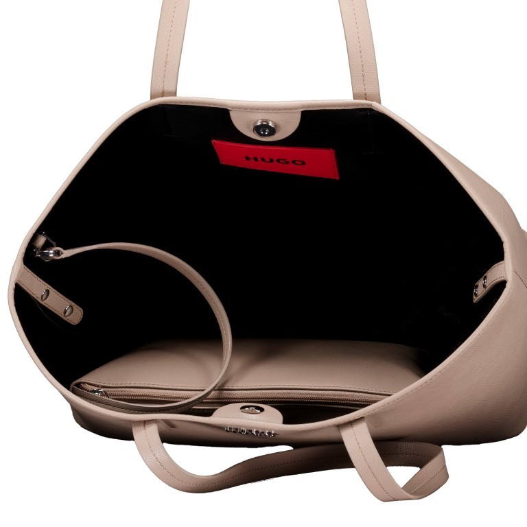 Shopper Chris variabel in der Form Dark Beige, Farbe: beige, Marke: HUGO, EAN: 4063545102956, Abmessungen in cm: 40x31.5x17.5, Bild 5 von 5