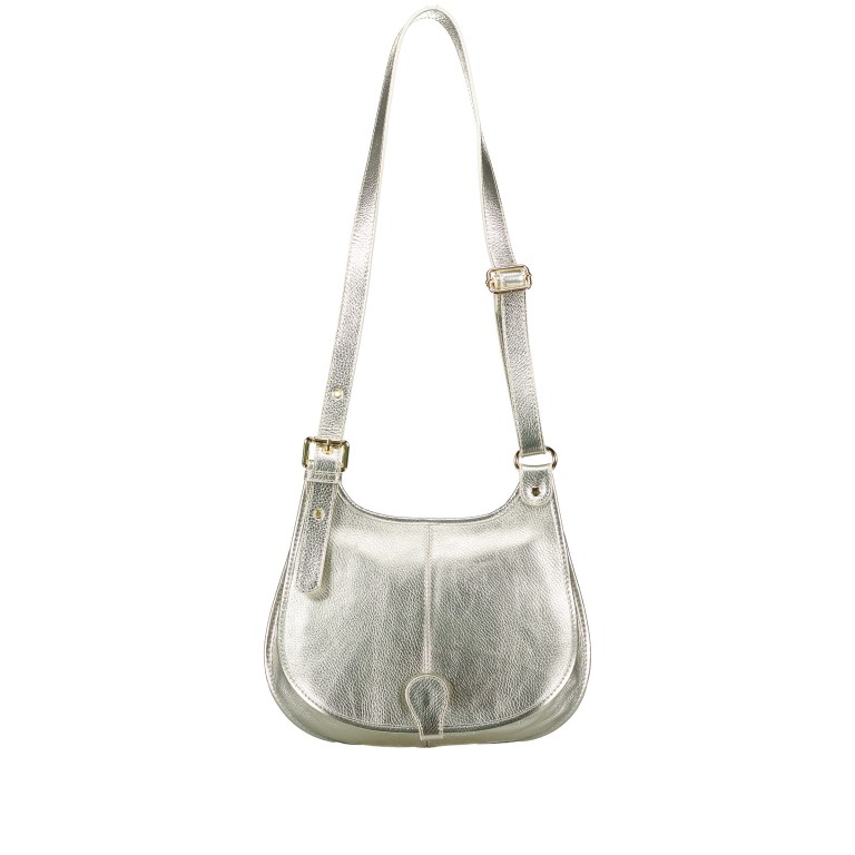 Satteltasche Metallic Gold, Farbe: metallic, Marke: Hausfelder Manufaktur, EAN: 4065646022645, Abmessungen in cm: 31x22x9, Bild 7 von 7