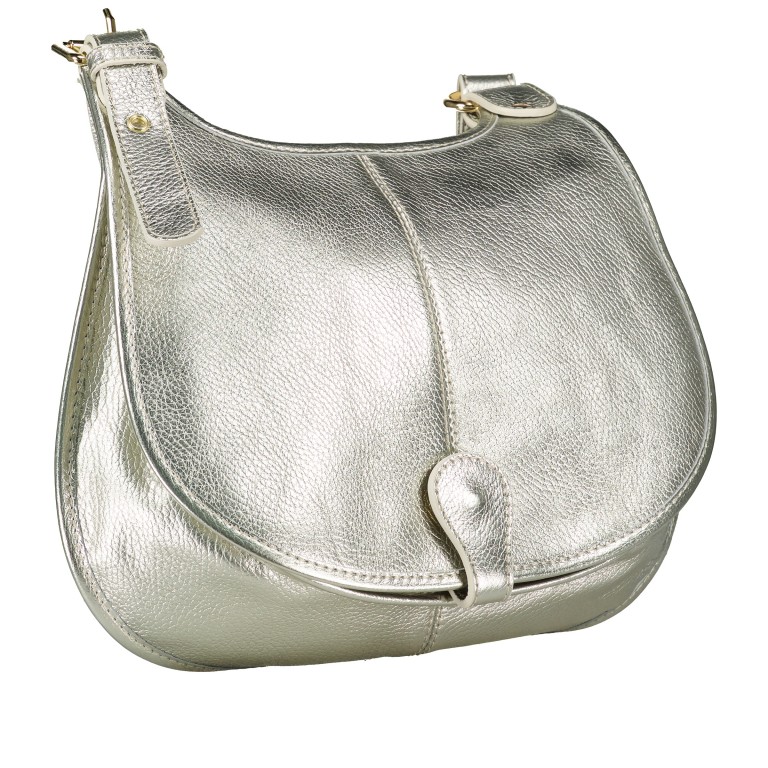Satteltasche Metallic Gold, Farbe: metallic, Marke: Hausfelder Manufaktur, EAN: 4065646022645, Abmessungen in cm: 31x22x9, Bild 2 von 7