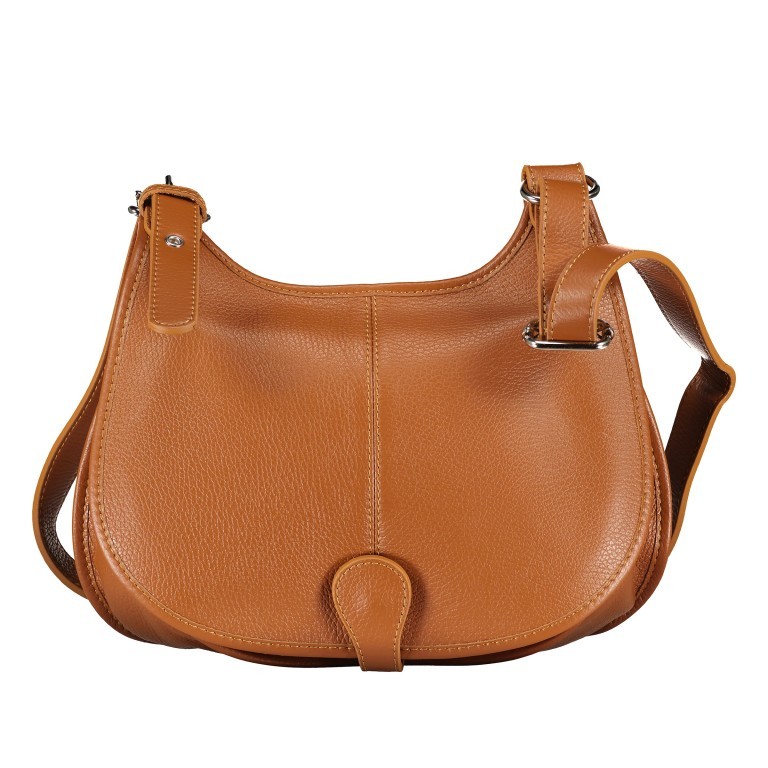 Satteltasche Hellbraun, Farbe: braun, Marke: Hausfelder Manufaktur, EAN: 4065646022577, Abmessungen in cm: 30x24x9, Bild 1 von 6