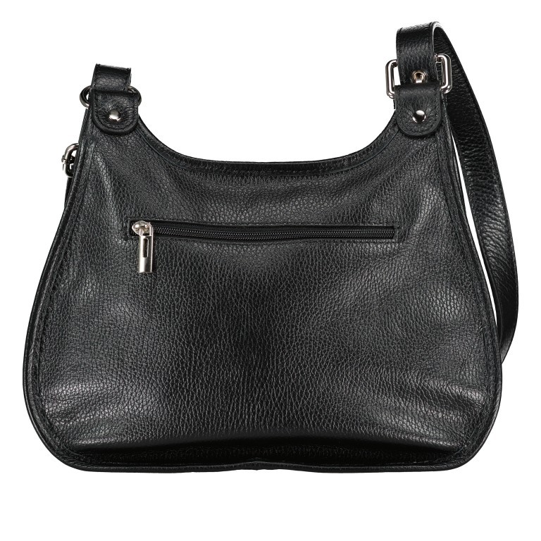 Satteltasche Schwarz, Farbe: schwarz, Marke: Hausfelder Manufaktur, EAN: 4065646022607, Abmessungen in cm: 30x24x9, Bild 3 von 6