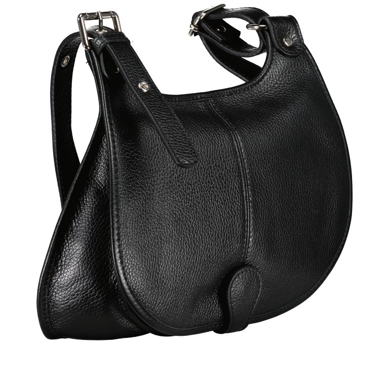 Satteltasche Schwarz, Farbe: schwarz, Marke: Hausfelder Manufaktur, EAN: 4065646022607, Abmessungen in cm: 30x24x9, Bild 2 von 6