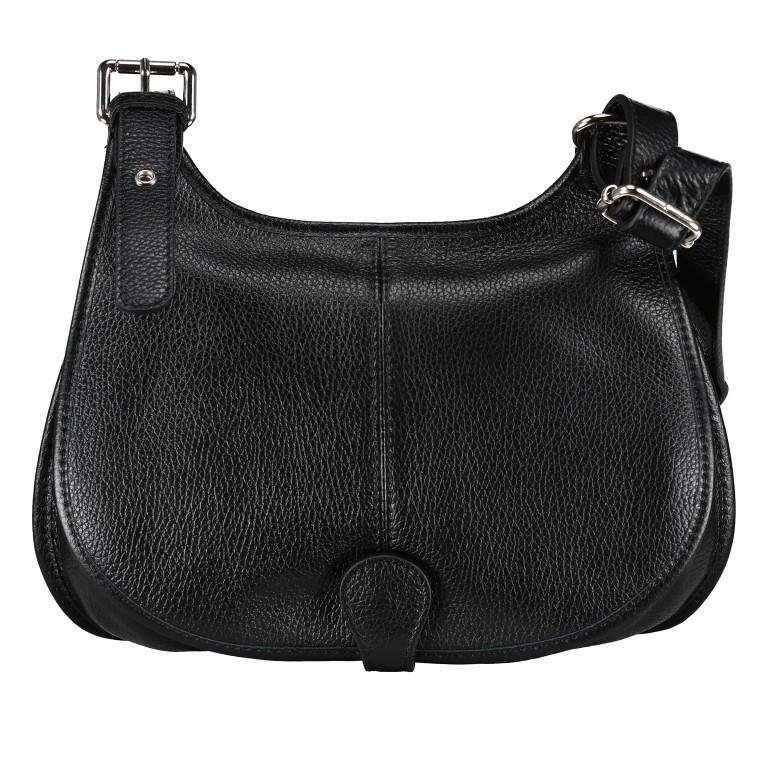 Satteltasche Schwarz, Farbe: schwarz, Marke: Hausfelder Manufaktur, EAN: 4065646022607, Abmessungen in cm: 30x24x9, Bild 1 von 6