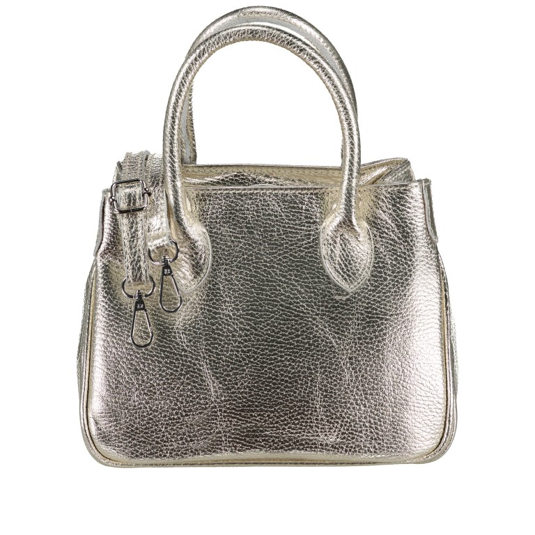 Handtasche Metallic Gold, Farbe: metallic, Marke: Hausfelder Manufaktur, EAN: 4065646022737, Abmessungen in cm: 23x18x10, Bild 1 von 7