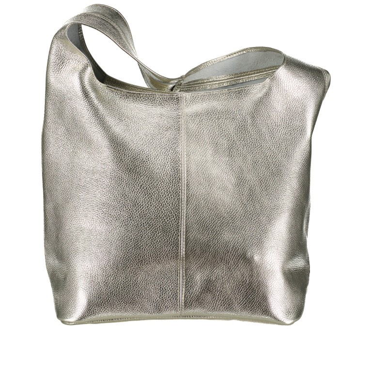 Beuteltasche Metallic Gold, Farbe: metallic, Marke: Hausfelder Manufaktur, EAN: 4065646022782, Abmessungen in cm: 33x31x17, Bild 3 von 5
