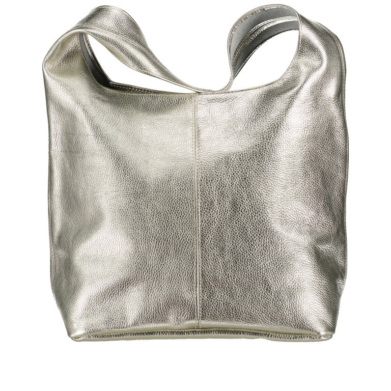 Beuteltasche Metallic Gold, Farbe: metallic, Marke: Hausfelder Manufaktur, EAN: 4065646022782, Abmessungen in cm: 33x31x17, Bild 1 von 5