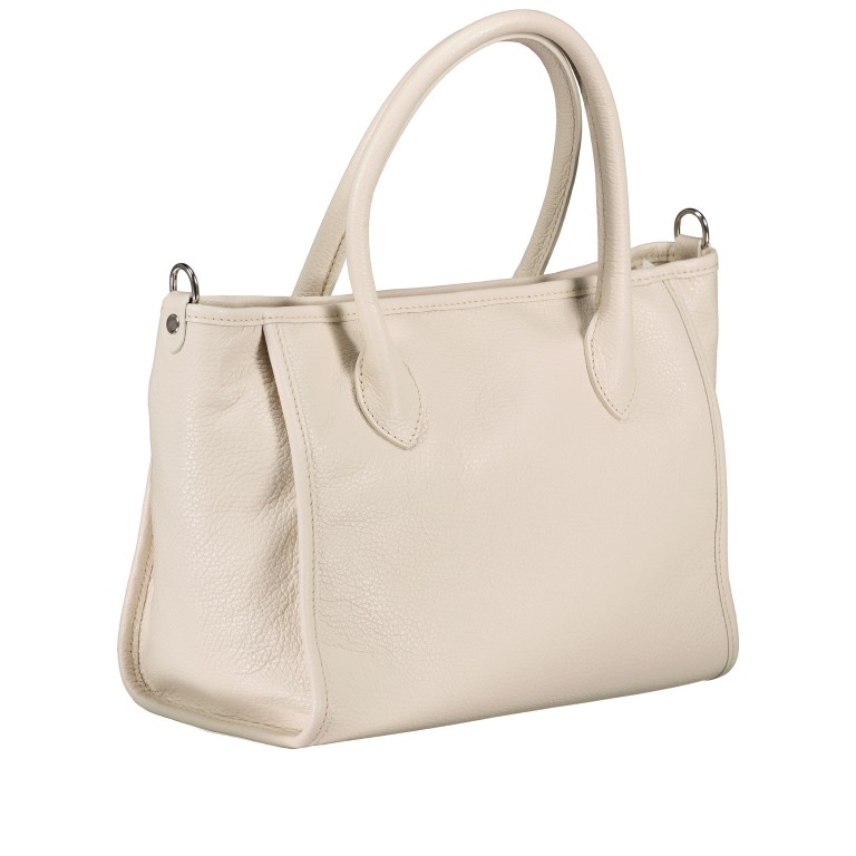 Handtasche Dollaro Beige, Farbe: beige, Marke: Hausfelder Manufaktur, EAN: 4065646022805, Abmessungen in cm: 28x22x14.7, Bild 2 von 7