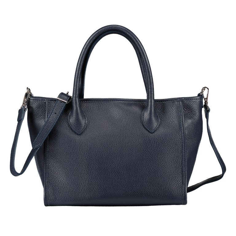 Handtasche Dollaro Dunkelblau, Farbe: blau/petrol, Marke: Hausfelder Manufaktur, EAN: 4065646022836, Abmessungen in cm: 28x22x14.7, Bild 1 von 7