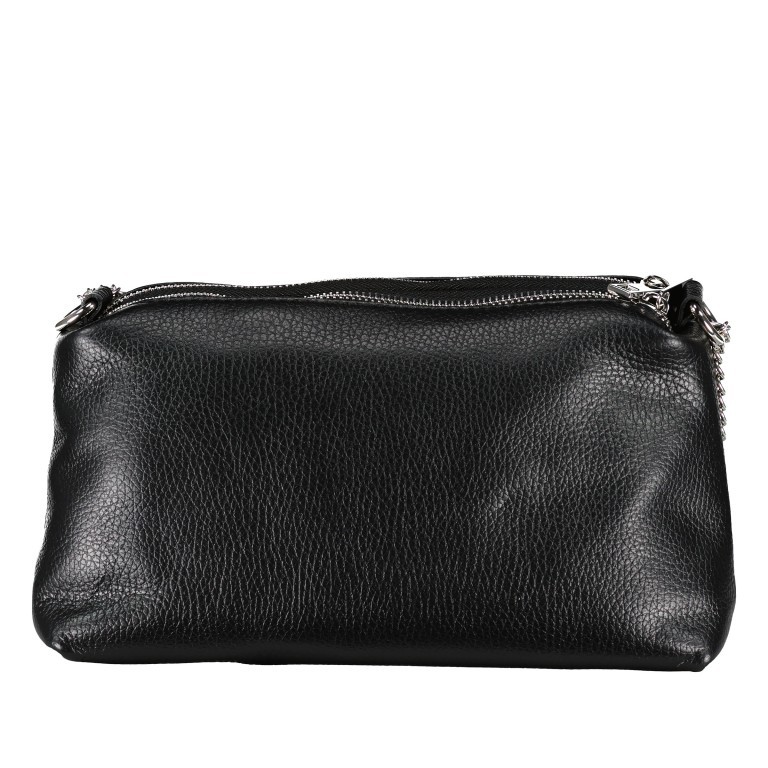 Umhängetasche Dollaro Schwarz, Farbe: schwarz, Marke: Hausfelder Manufaktur, EAN: 4065646022911, Abmessungen in cm: 26x13x8.5, Bild 3 von 8