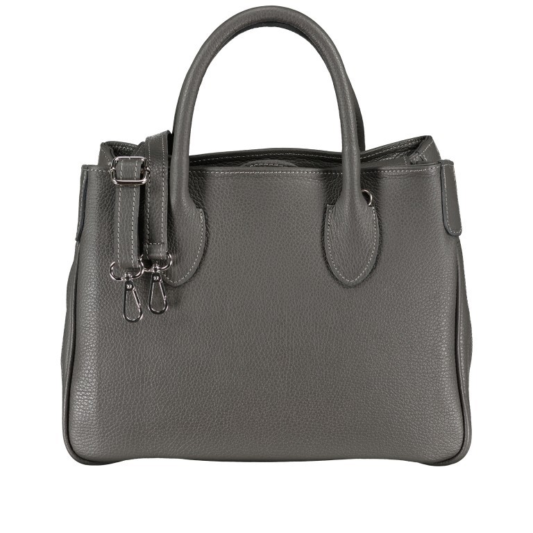 Handtasche Dunkelgrau, Farbe: grau, Marke: Hausfelder Manufaktur, EAN: 4065646022966, Abmessungen in cm: 30x22x12, Bild 1 von 7