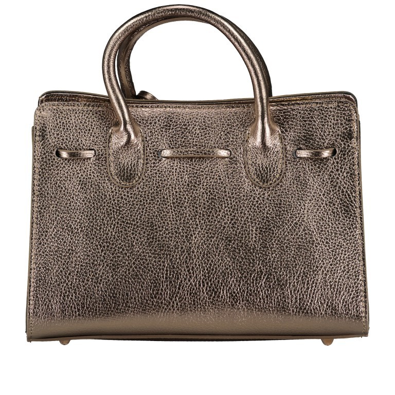 Handtasche Metallic Bronce, Farbe: metallic, Marke: Hausfelder Manufaktur, EAN: 4065646023055, Abmessungen in cm: 28.5x21x12, Bild 3 von 7