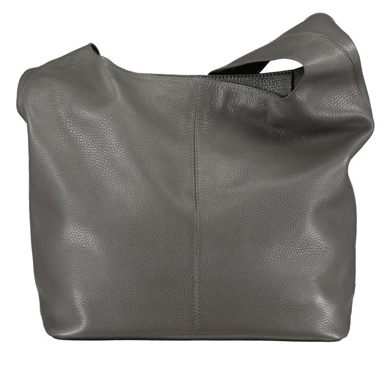 Beuteltasche Dollaro Dunkelgrau, Farbe: grau, Marke: Hausfelder Manufaktur, EAN: 4065646023086, Abmessungen in cm: 33.5x32.5x16, Bild 3 von 5