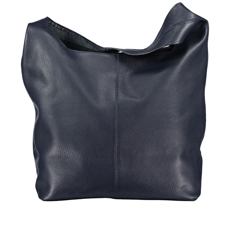 Beuteltasche Dollaro Dunkelblau, Farbe: blau/petrol, Marke: Hausfelder Manufaktur, EAN: 4065646023093, Abmessungen in cm: 33.5x32.5x16, Bild 3 von 5