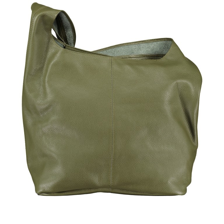 Beuteltasche Dollaro Oliv, Farbe: grün/oliv, Marke: Hausfelder Manufaktur, EAN: 4065646023109, Abmessungen in cm: 33.5x32.5x16, Bild 1 von 5