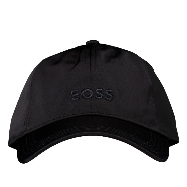 Kappe Ari Bow Cap mit Schleifenband Black, Farbe: schwarz, Marke: BOSS, EAN: 4063545077957, Bild 1 von 2