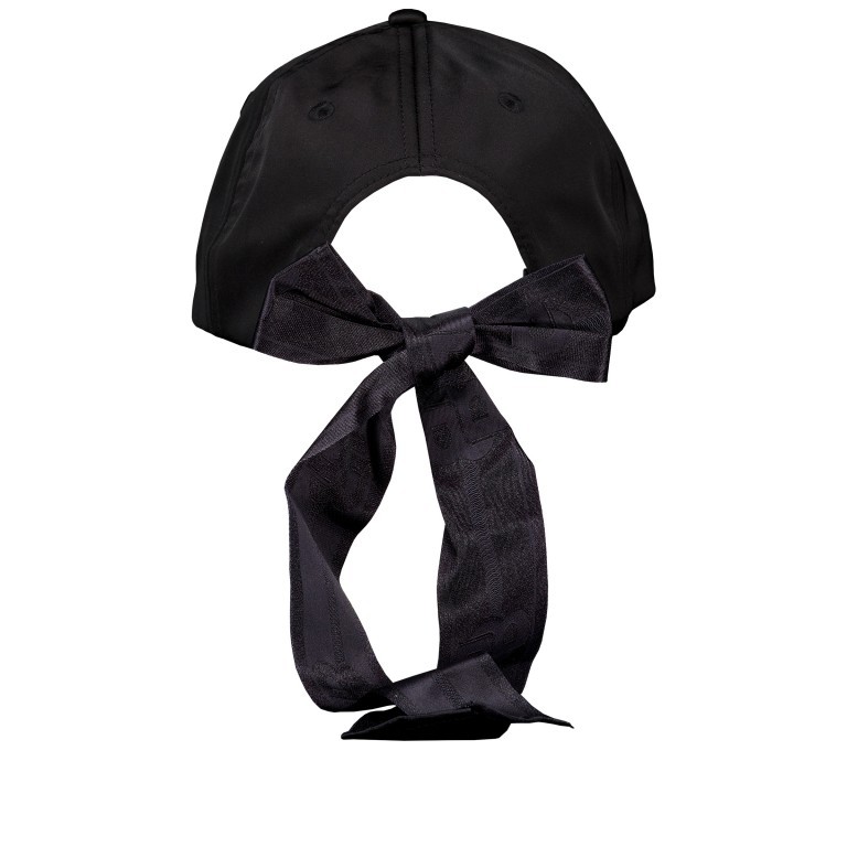 Kappe Ari Bow Cap mit Schleifenband Black, Farbe: schwarz, Marke: BOSS, EAN: 4063545077957, Bild 2 von 2