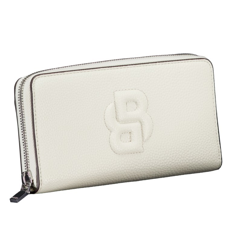 Geldbörse Anett Ziparound Open White, Farbe: beige, Marke: BOSS, EAN: 4063545101652, Abmessungen in cm: 19x10x2.5, Bild 2 von 4