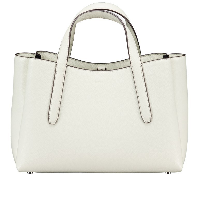 Handtasche Anett Tote Bag M Open White, Farbe: beige, Marke: BOSS, EAN: 4063545102062, Abmessungen in cm: 30x20x14, Bild 3 von 7