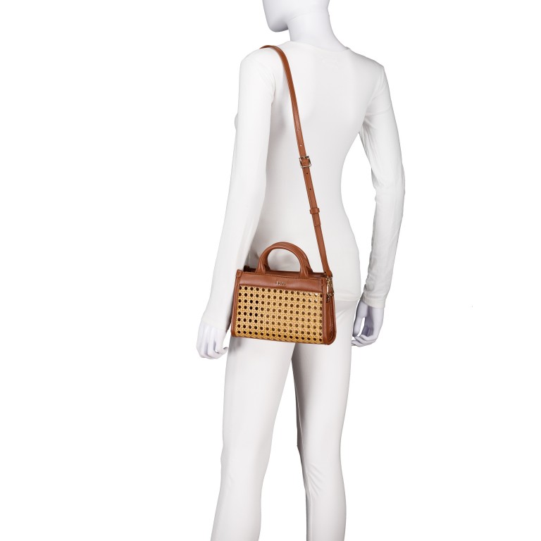 Handtasche Sandy Tote Bag Mini Natural, Farbe: cognac, Marke: Boss, EAN: 4063545102253, Abmessungen in cm: 22x15x8.2, Bild 5 von 7